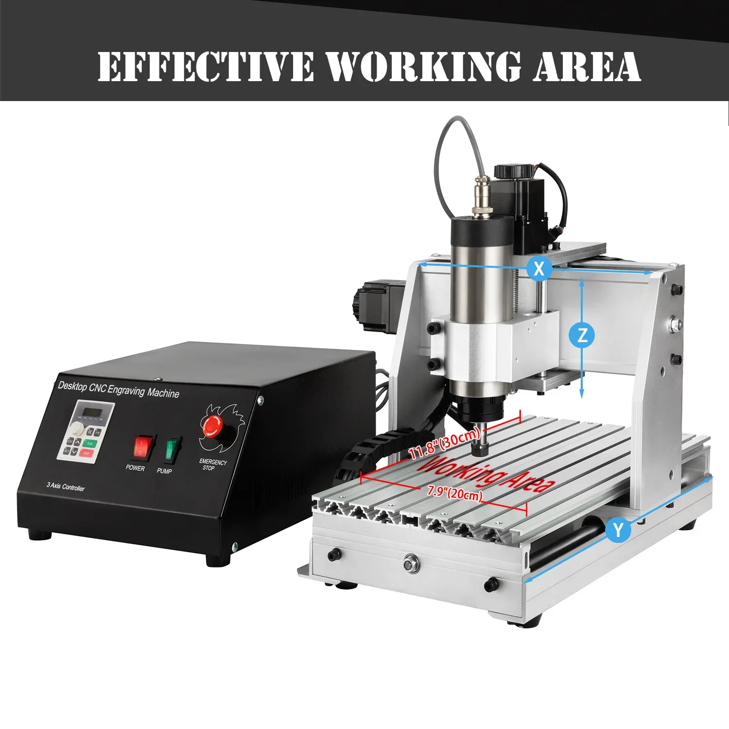 3020 3 axis/4axis 300W/800w/1500W Mini CNC Machine desktop wood router PCB carving small  CNC Router machine