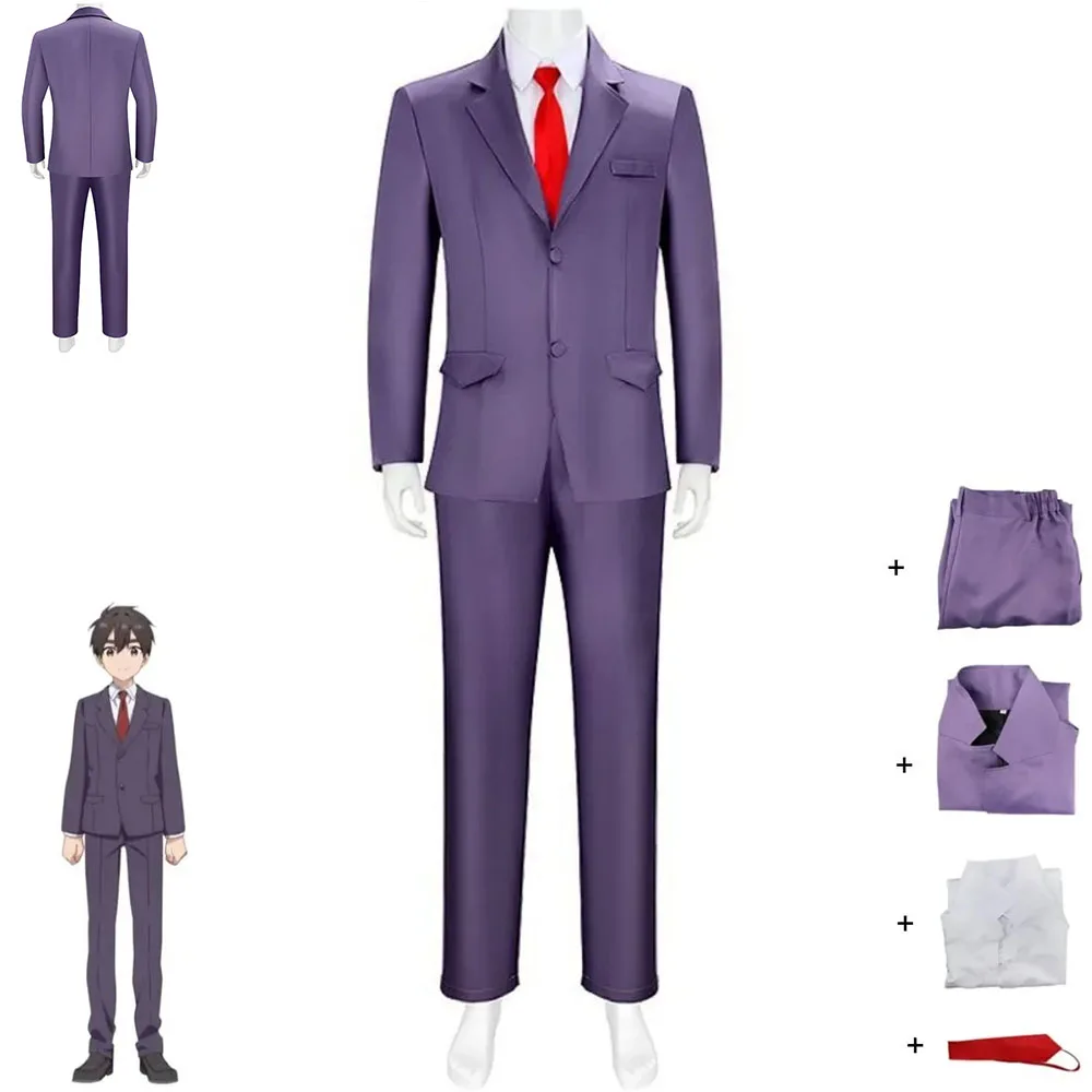 

Аниме «100 подруг, которые действительно любовь тебя Aijo Rentaro», карнавальный костюм, фиолетовая школьная форма, пальто, мужское праздничное платье в кампусе