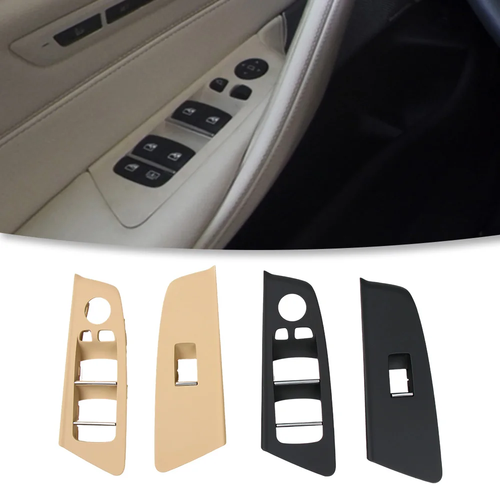 LHD Car Interior Front Rear Door Window Lift Switch Button Panel Trim Cover For BMW 5 Series G30 G31 F90 525i 530i 540i