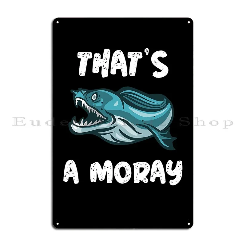 That S A Moray Scuba Diving Design Metal Sign Mural Party Cinema Classic Customize Tin Sign Poster