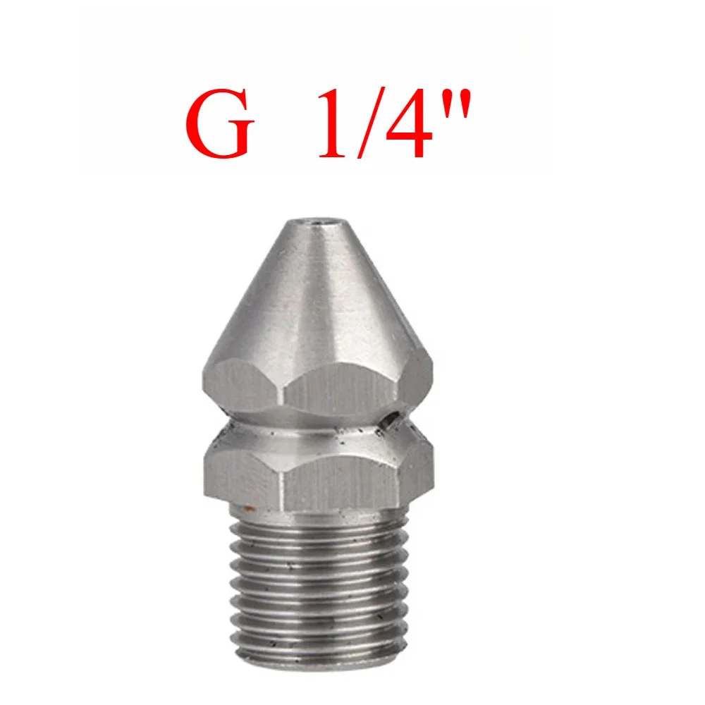 Sewer Jetter Nozzle Pressure Washer Different Models Drain Hose Nozzle for 1/4 3/8 Inch Quick Connector Pressure up to 5000 PSI