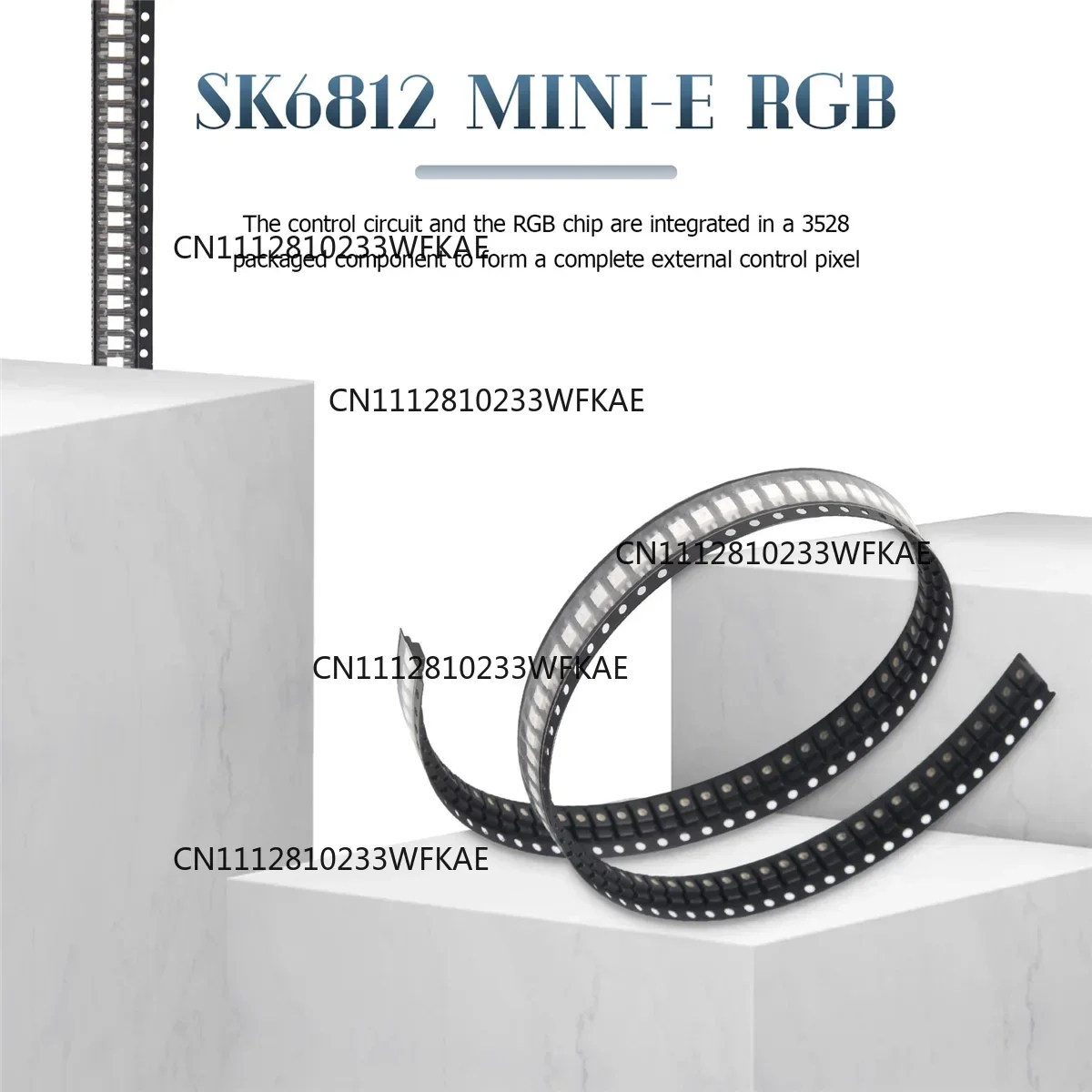 100PCS SK6812 MINI-E RGB (Similar WS2812B) SK6812 3228 SMD Pixels LED Chip Individually Addressable Full Color DC 5V