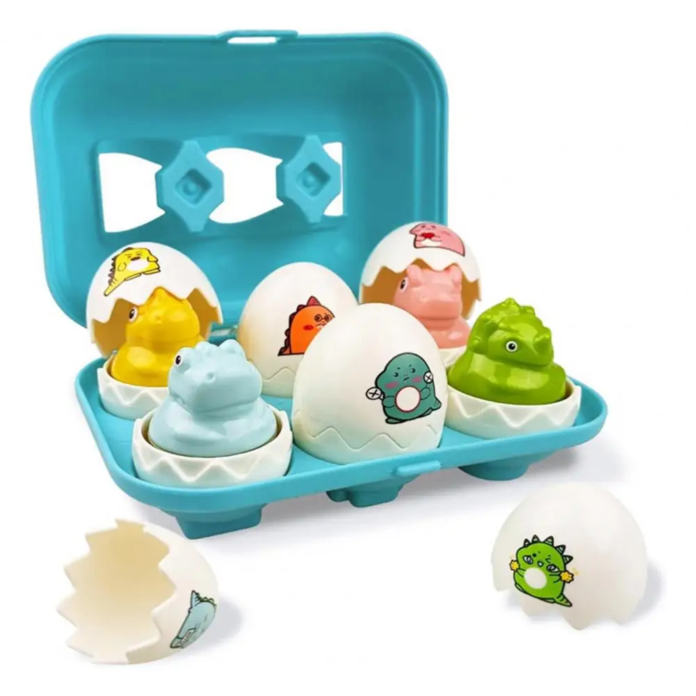 Dinosaur Egg Toy with Storage Box Toddlers Dinosaur Egg Toy Educational Dinosaur Egg Toy Set with Storage for Color for Toddlers