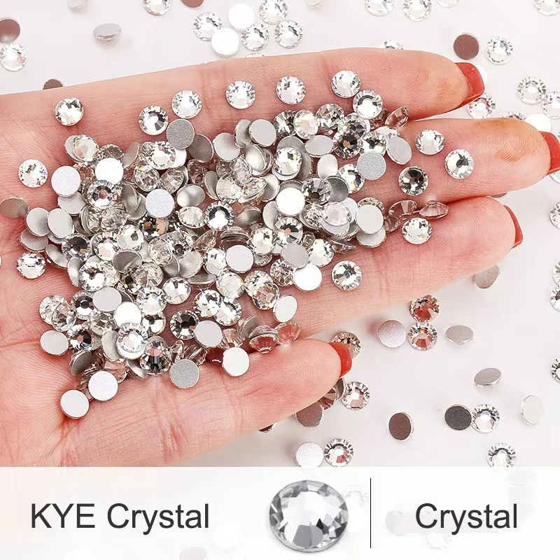 SS3-16 Non-Hotfix Nail Crystal AB Flatback Diamond Glass Swarovsky Nail Rhinestones DIY Manicure Accessories  3D Nail Charms