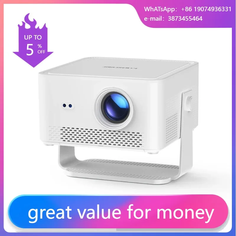 

1100ANSI Auto Focus Projector Support 8K Native 1080P With Wifi6 BT5.4 16G Allwinner H726 Portable HY450Max