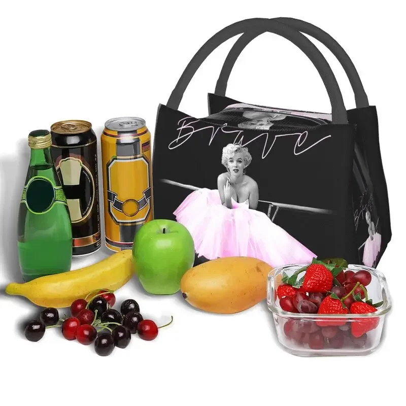 Borsa termica per il pranzo dell\'attore marinfyns Monroe per il modello da viaggio in campeggio e la scatola per il pranzo termica del dispositivo