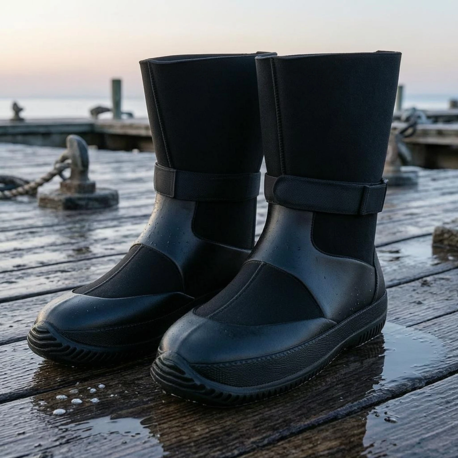 Botas de buceo de neopreno con - Aquatic Sports Swimming reseña y precio