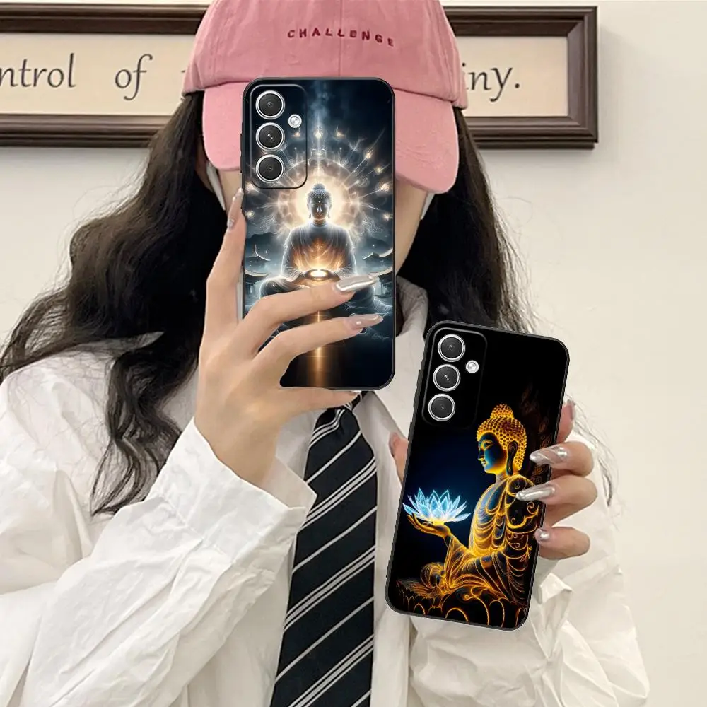 

Эстетичный чехол для телефона с изображением Будды для Samsung Galaxy S26 S25 S24 S23 S22 S21 S20 Note20 Plus FE Ultra, красочный чехол для мобильных телефонов