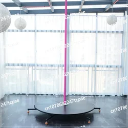 Yoga studio round mobile portable dance home school special gym weight loss belly pole dance stage