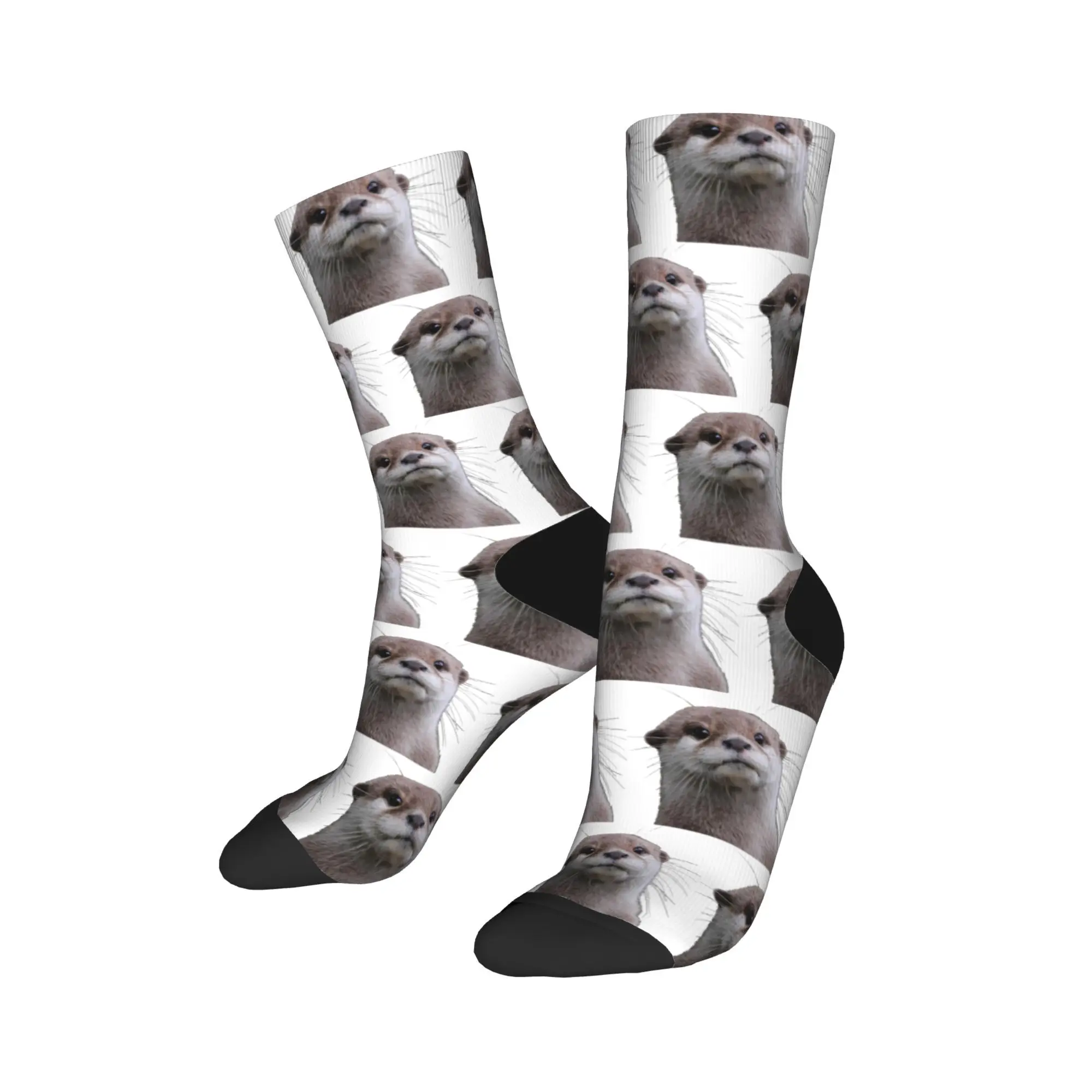 

Winter Warm Cool Unisex Just A Cute Otter Socks Sweat Absorbing Crew Socks