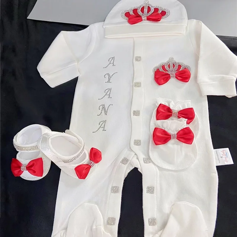 13. Newborn Baby Boy Outfits Set Kids Clothing Real Cotton Infant Care Products Body Suit Shirt Pants Hat 5 Pieces Origin Turkey