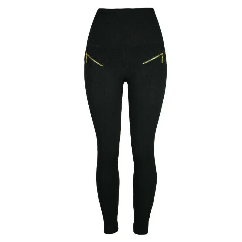 Calça feminina modeladora cintura alta, legging emagrecedora modeladora elástica justa barriga