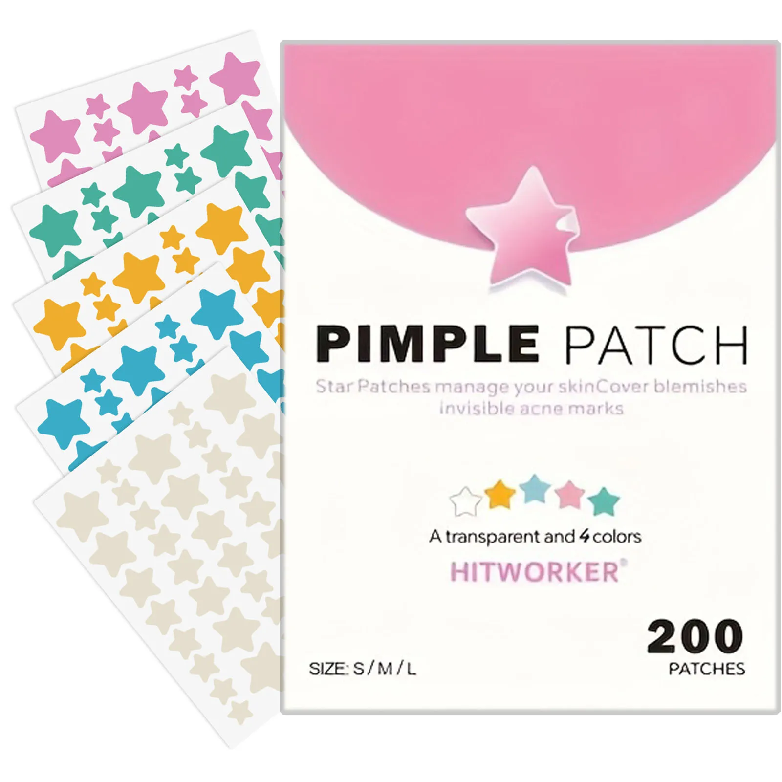 Parche hidrocoloide para el acné, esencia para el cuidado de limpieza facial, accesorio de herramienta, invisible e impermeable, adecuado para todo tipo de piel