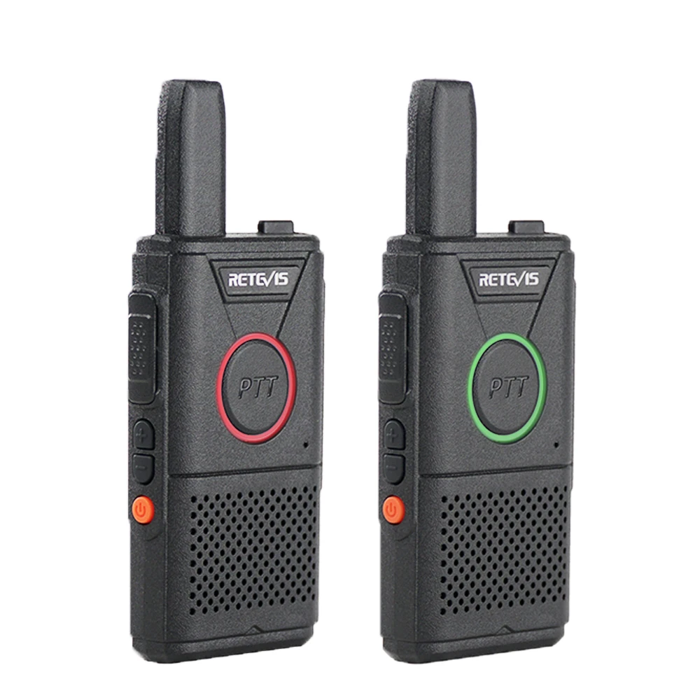 RETEVIS RT618 Mini Walkie Talkie Dual PTT Walkie-talkies 2 pcs PMR 446 Communication Equipment Portable Two-way Radio Cafe Hotel