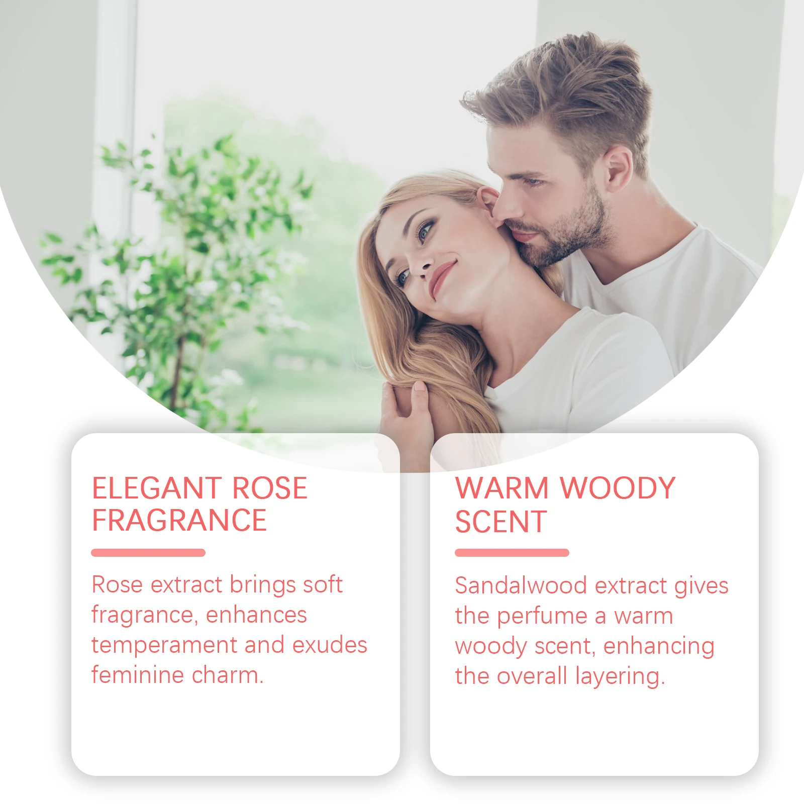Roxelis 12ml Arabian Style Fragrance Rose Elegant Natural Fresh Light Fragrance Lasting Fragrance Portable Charm Fragrance