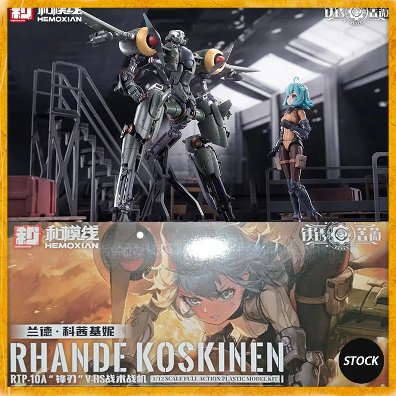 In Stock HEMOXIAN PHANDE KOSKINEN RTP-10A Assembly Movability Toys 1/12 SCALEFULL ACTION PLASTIC MODEL KIT Rosa rust