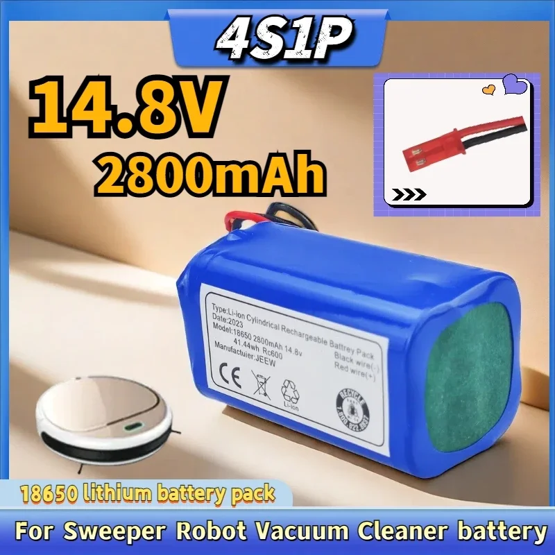 

14.8V 4S1P 2800mAh Li-ion Battery For Sweeper Robot Vacuum Cleaner Accessories battery