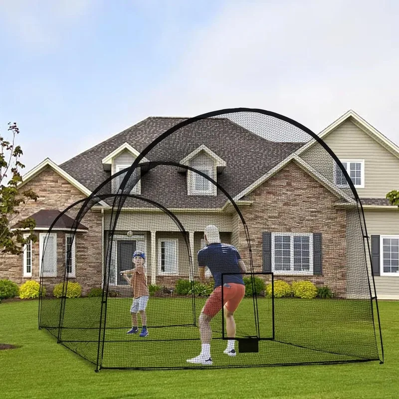 

Portable Baseball Softball Batting Cage Yard Training Batting Cage