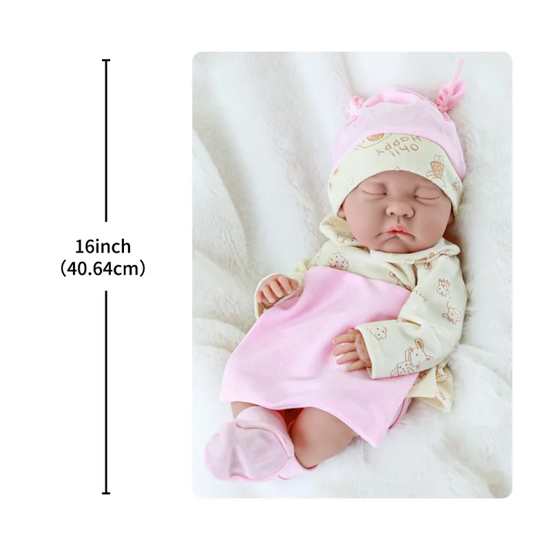 Loulou Can Open Mouth Reborn Doll Baby Full Body Soft Silicone Bebe Doll Boy And Girl For Choose