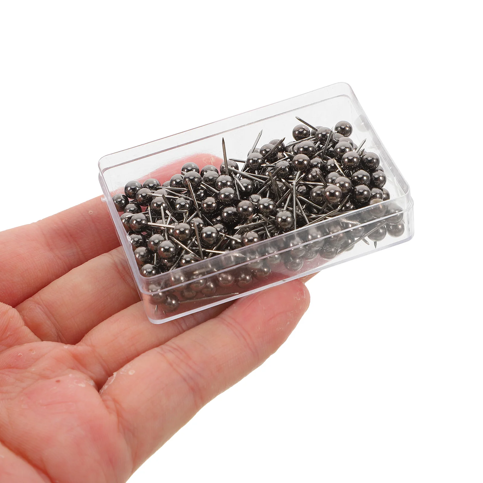 

200pcs Push Tacks Map Decorative Round Head Pins for Cork Push Pins For Flags Board Photos Maps Calendars Walls