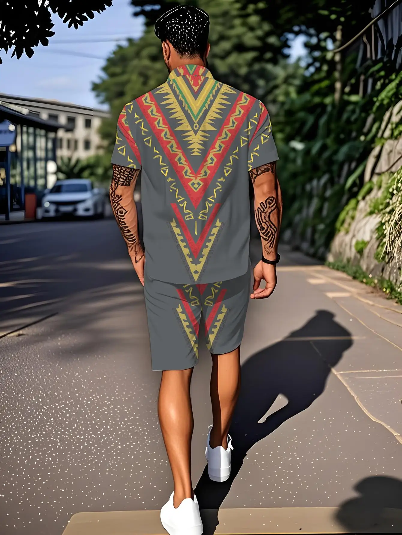 Men's Shirt Sets 2026 Spring/Summer jogging suit jogging set Tracksuit men tracksuit for man Graphic 3D Printed sets for men