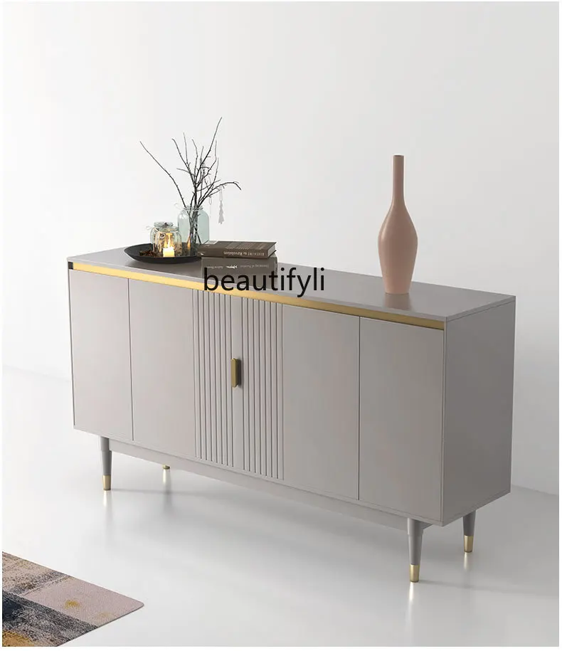 New Chinese-style simple modern entrance cabinet, American-style small apartment locker, bedroom floor cabinet, entrance table