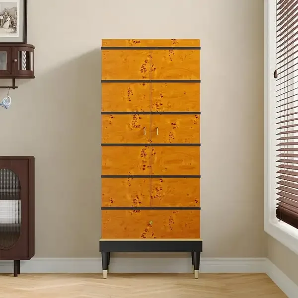 

Italian Style Designer Villa Light Luxury Minimalist Living Room Display Cabinet High-end Restaurant Customized Wine Cabinet