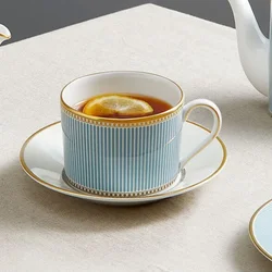 Nordic Style Creative Coffee Cup Bone Porcelain European Afternoon Tea Cup Household Kitchen Utensil Advanced Gift Box Set