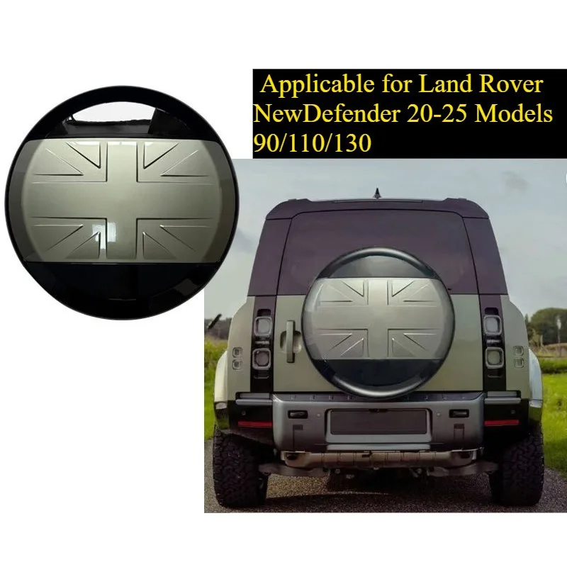 Applicable for Land Rover NewDefender 20-25 Models 90/110/130 Spare Tyre Wheel Cover Protector Car Tire Covers Accessories