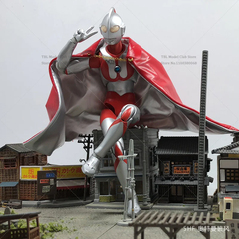 1/12 Scale ชายเสื้อผ้าเสื้อคลุมสีแดง Ultraman M78 เนบิวลาญี่ปุ่น Tokusatsu ละครสําหรับ SHF ACT 6 นิ้ว Action Figure ทหาร