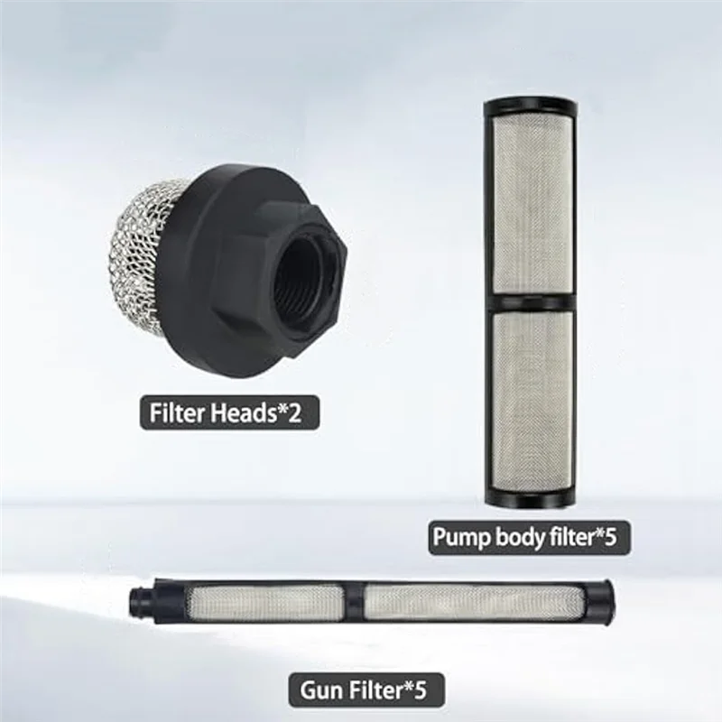 

RALCA-Airless Paint Sprayer Filters Screen Set Sprayer Filters Pump Manifold Strainer Suction Pipe Filter Sprayer Accessories