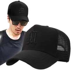 Gorra de béisbol de malla con cabeza grande para hombre, gorro de camionero de gran tamaño, de 55-60cm, 60-65cm, para exteriores, verano, 2024