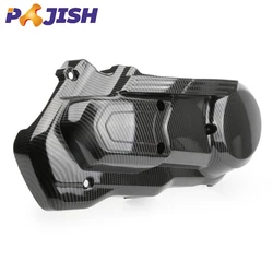 ABS Plastic Motorcycle Modified Carbon Fiber Decorative Shell Wear-resistant Transmission Protective Cover for NMAX NMAX155