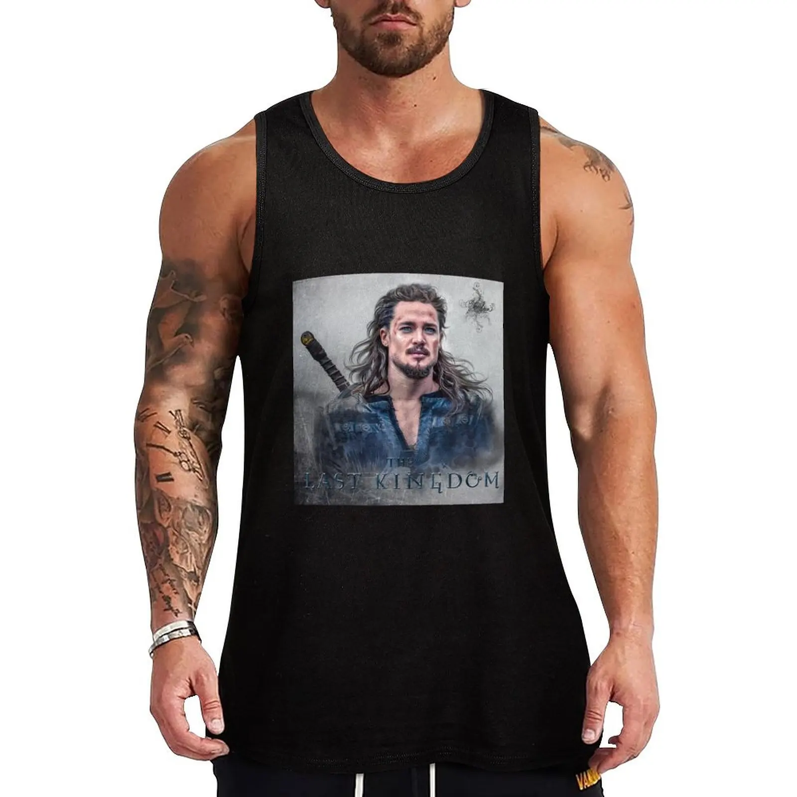 the last kingdom uhtred Tank Top Bodybuilding shirt Men's gym