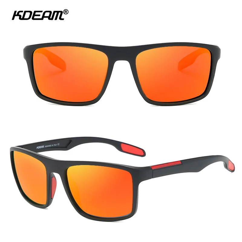 

KDEAM New Polarized Unisex Sunglasses 2024 Square Outdoor Photochromic Sun Glasses Men Women Non-Slip Nose Pad Hot Selling KD101