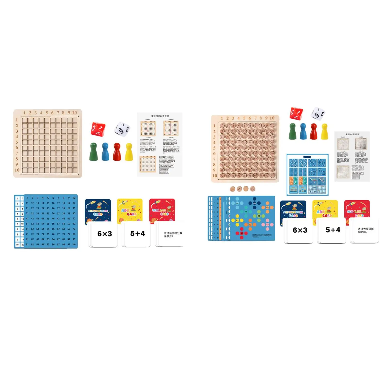 Math Manipulatives Educatief 2 In 1 Toevoeging Tafel Van Vermenigvuldiging Grafiek Math Tellen Blokken Math Speelgoed Voor Jongen Kinderen Meisje