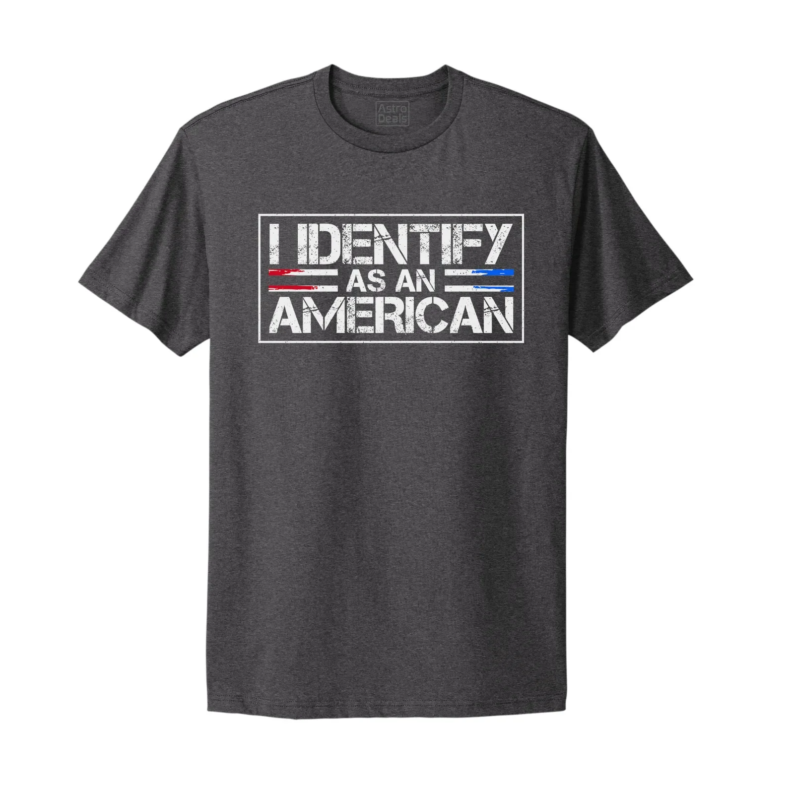 I Identify As An American Patriotic Happy Fathers Day 4th Of July T shirt