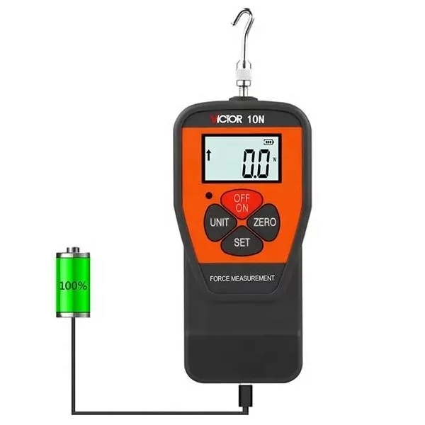 

VICTOR 10N 2,2 фунта цифровой датчик силы оборудование портативный измеритель высокоточный двухтактный тестер силы с разделенным динамометром