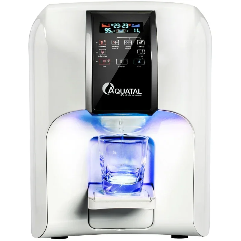 Desk aqua cooler 3 stage filter water dispenser hot and cold for home 110v