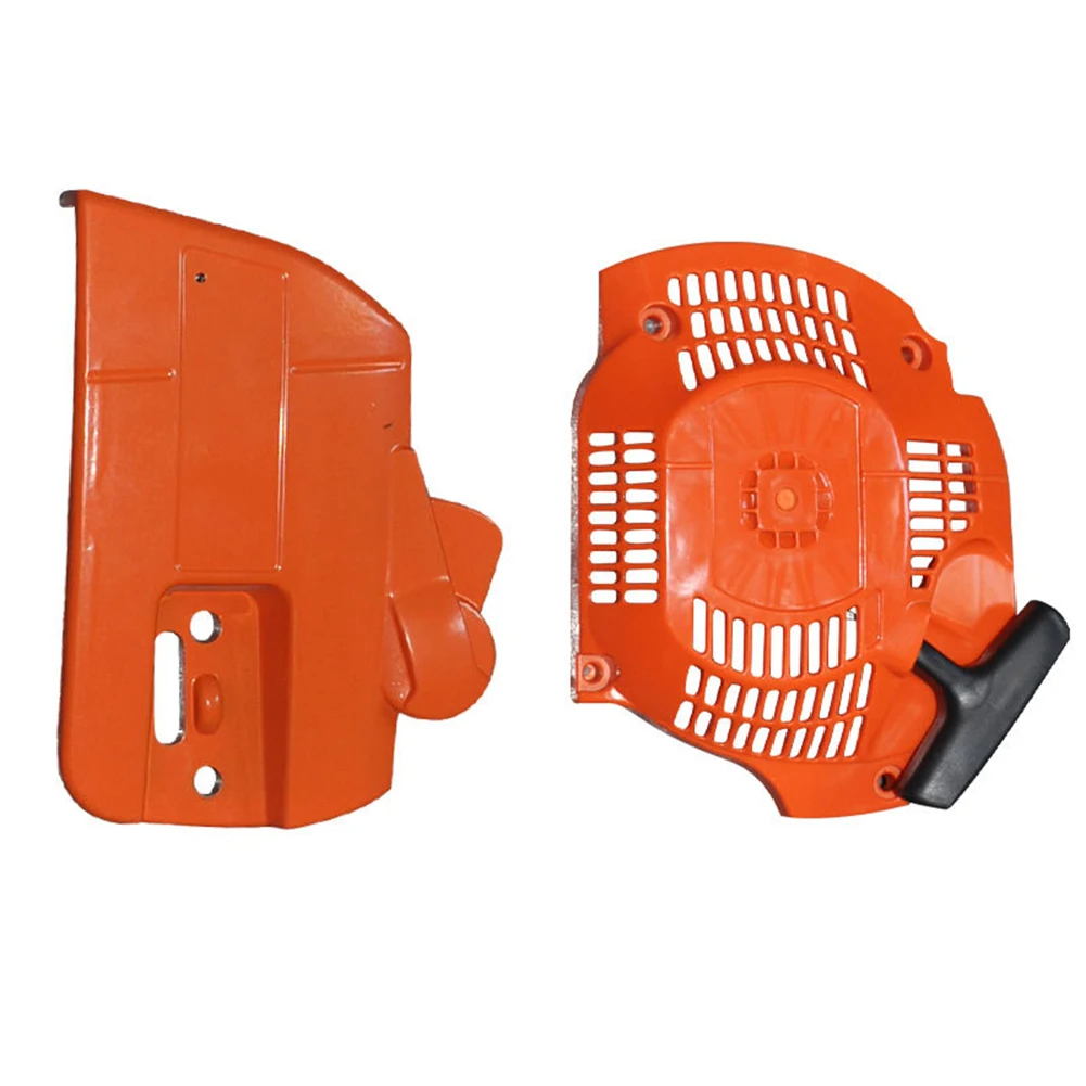 High Performance Recoil Pull Starter Cover for For Hus445/For Hus450 Chainsaws Easy Installation and Compatibility
