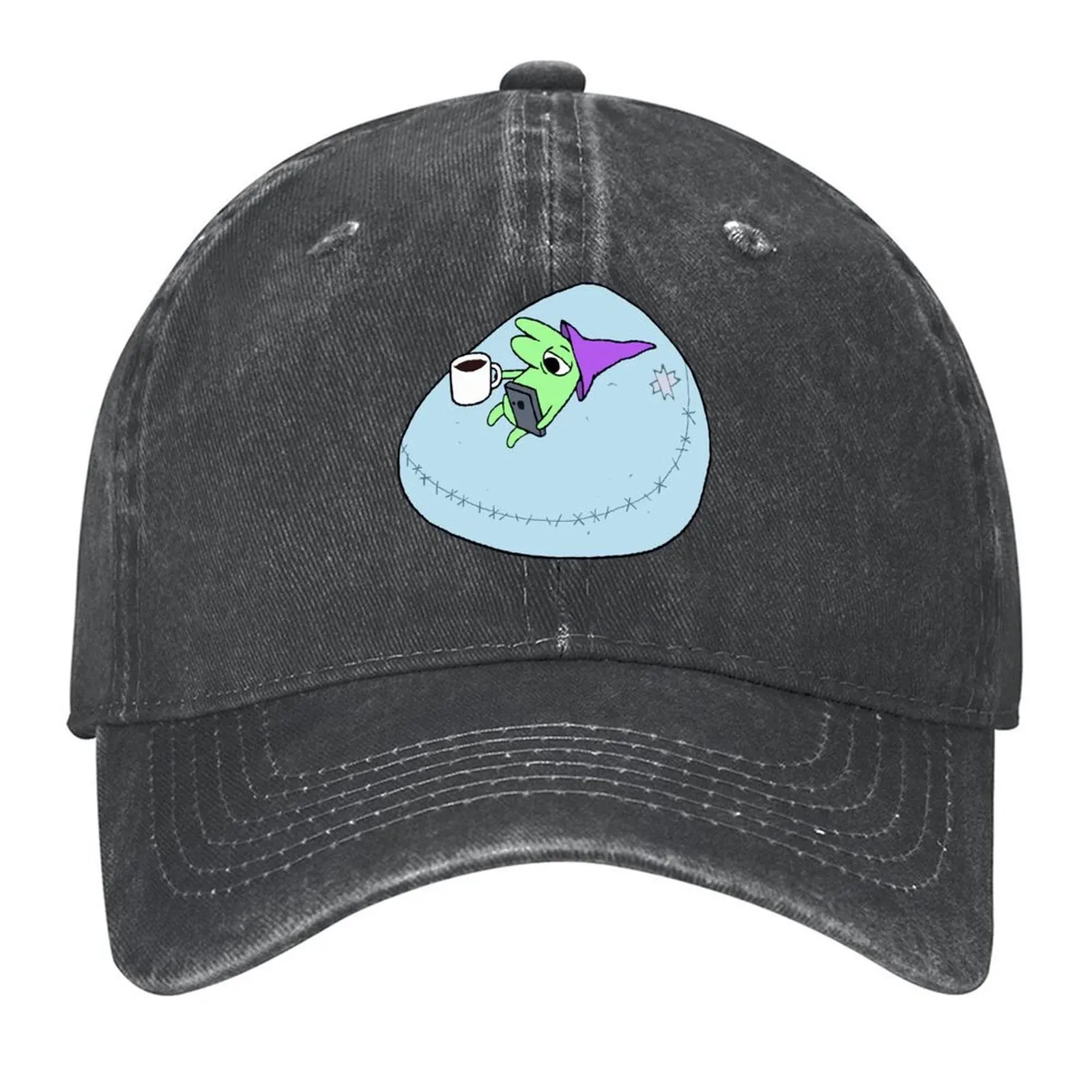 

Glep on his Bean Bag Chair Smiling Friends - Adult Swim Baseball Cap winter hats for men men's big size hat Sunscreen Girl Men's