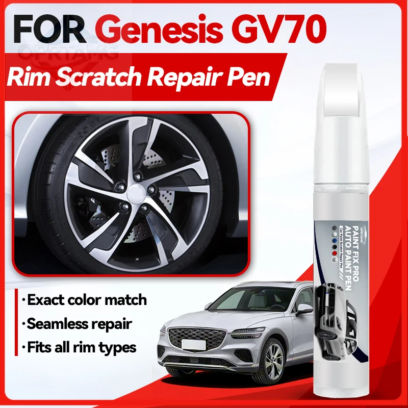 

Car Wheel Hub Touch Up Paint Pen For Genesis GV70 1999-2026 Paint Repair Pen Touch Up Scratch Remover DIY Auto Accessories Black