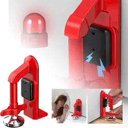 New Alarm Door Stopper Portable Battery Powered Door Lock For Women Security Protection Door Stops Anti-theft Alarm Block System