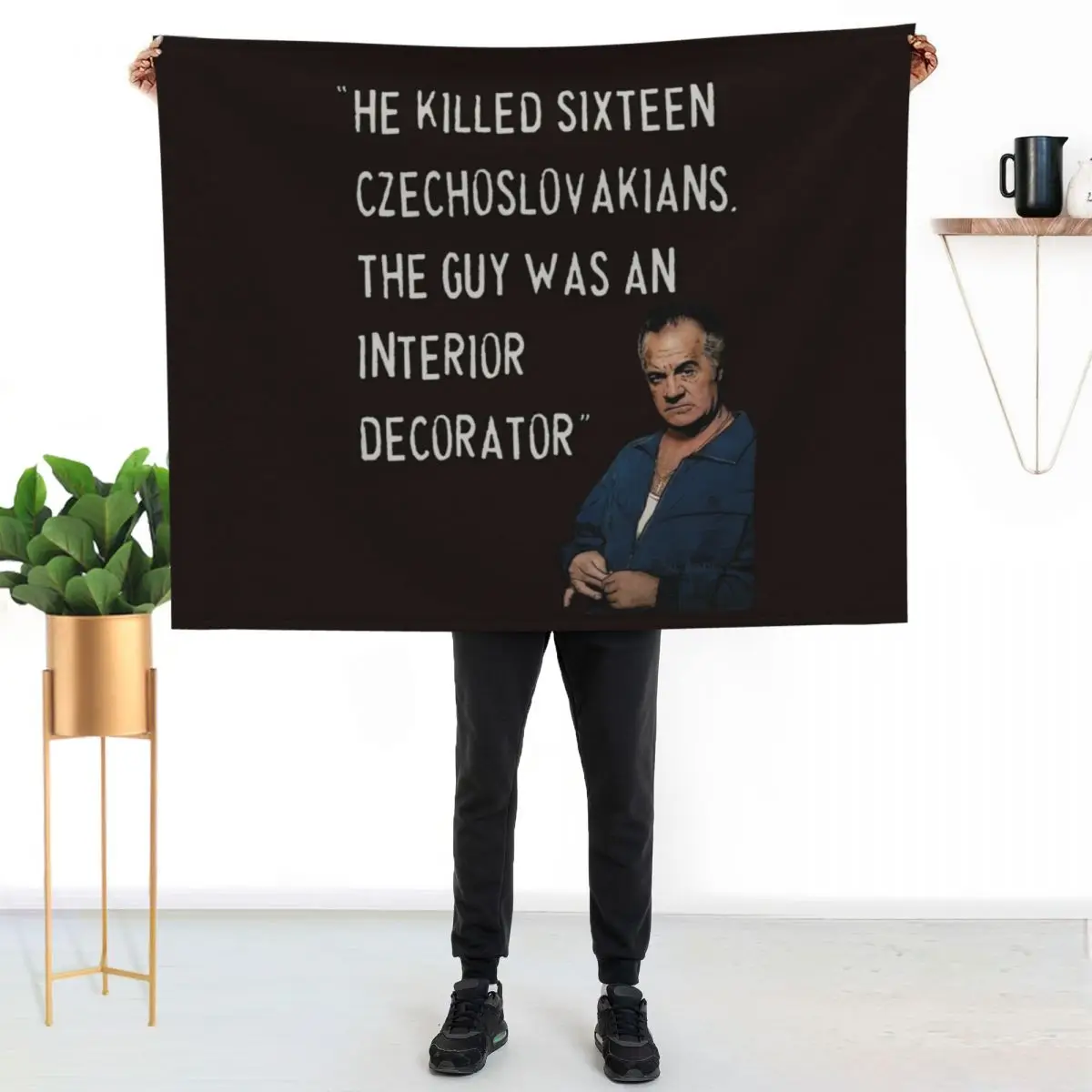 Sopranos - Paulie Walnuts 2 Throw Blanket Easy Care Comfortable Blanket for Couch