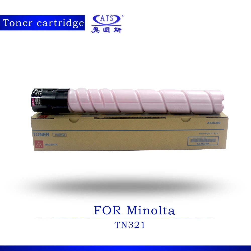 Imagem -05 - Conjunto Tn321 Cmy400g Bk500g Cartucho de Toner para Konica Minolta c 224 284 364 227 287 7822 7828 7528 C224 C284 C364 C227 C287 Peças