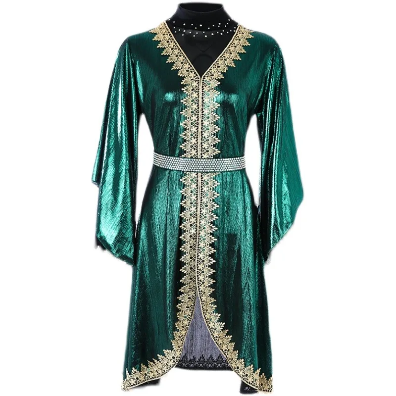 Maßgeschneidertes Bauchtanzkleid, Volkskostüme, Dabke D Diego, Wettbewerb, Gruppe, Performance-Kleid, indische arabische Robe, Falda-Bauchtanz