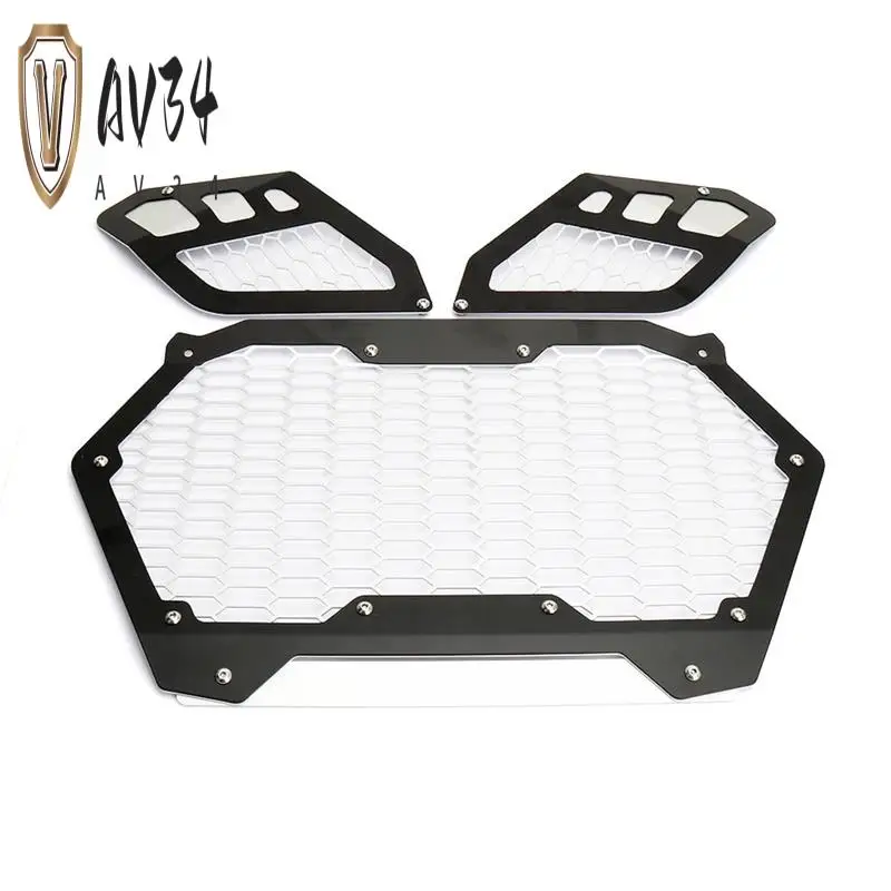 

AV34-UTV Accessories Bracket Kit Grille Driving Front Mesh Grill For Can-Am Maverick R MAVERICK R 2024 2025