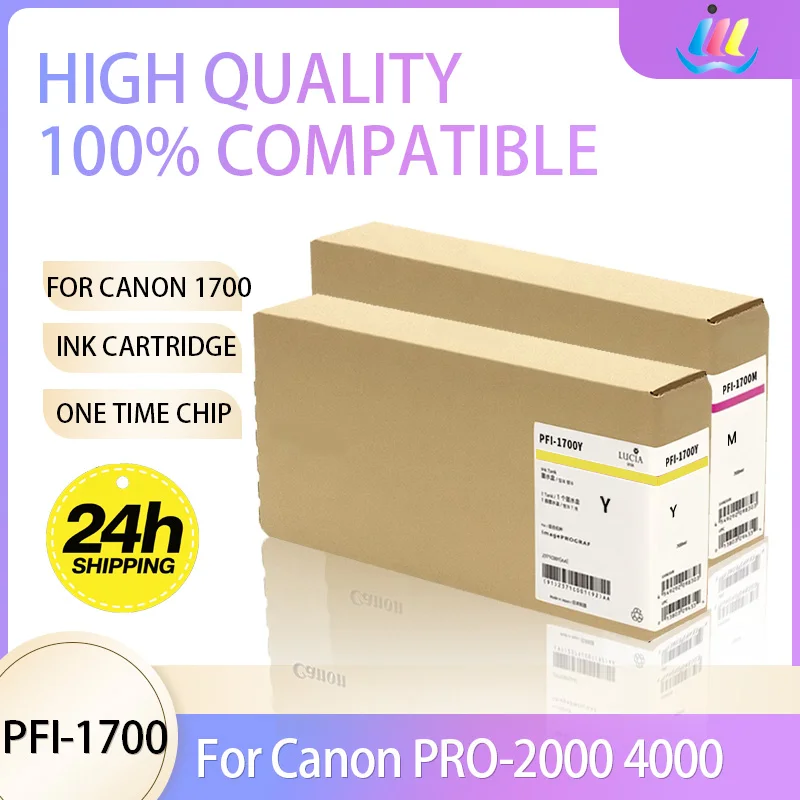 

Original New PFI 1700 PFI1700 Ink Cartridge For Canon imagePROGRAF PRO-2000 PRO-4000 PRO-4000S PRO-6000S 6100 Inks Cartridge