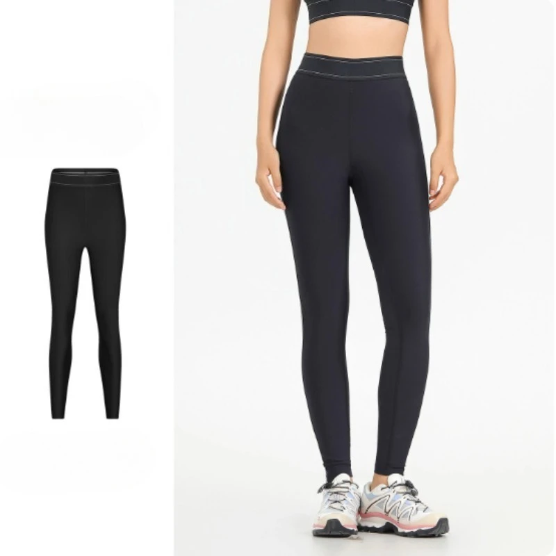 

New Elasticated Waistband Sports Tights New Stretch-Fit Slimming Fitness Yoga Pants for Women