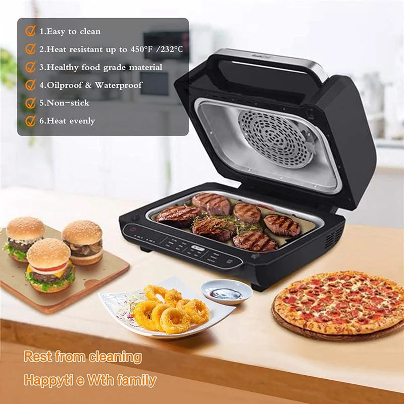 150ชิ้น Air Fryer อุปกรณ์เสริมสำหรับ Ninja Foodi สมาร์ท XL,air Fryer กระดาษ Parchment Liners สำหรับ Ninja FG551(BG500A)